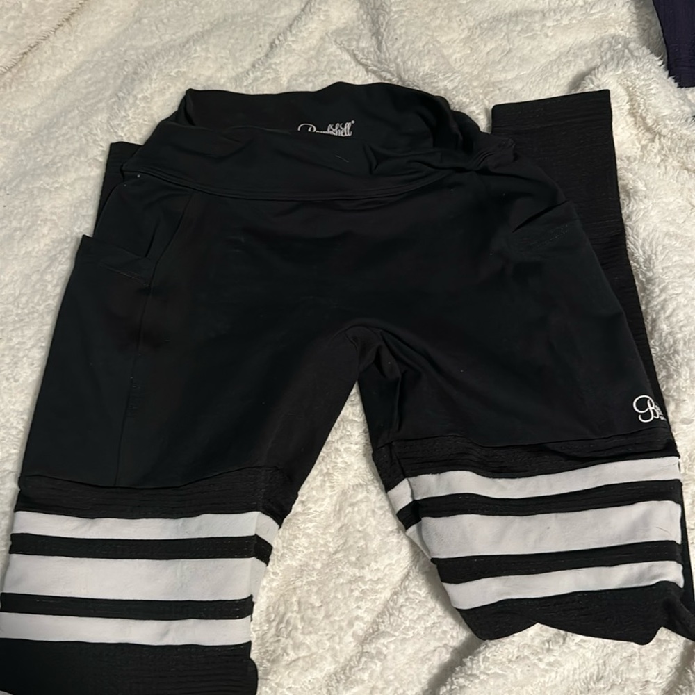 bombshell thigh high legging